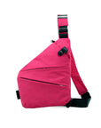 Anti-theft shoulder crossbody bag with multiple pockets