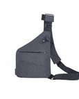 Anti-theft shoulder crossbody bag with multiple pockets