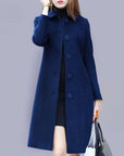Aria – Elegant Mid-Length Windbreaker Coat