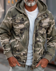 Arnoldo - Jacket with Camouflage Pattern