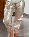 Ashley - Top and Devil Eye Sequin Trousers