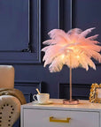 Lámpara de Palma de Plumas Atmosférica - LumaPalm