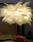 Lámpara de Palma de Plumas Atmosférica - LumaPalm