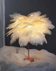 Lámpara de Palma de Plumas Atmosférica - LumaPalm
