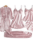 Audrey - 5 Piece Satin Set