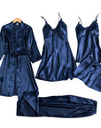 Audrey - 5 Piece Satin Set