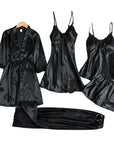 Audrey - 5 Piece Satin Set