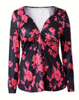 Ava - Plus Size Top with Floral Print