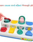 Baby Button Toy - Press and turn the buttons - Baby toy