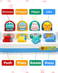Baby Button Toy - Press and turn the buttons - Baby toy
