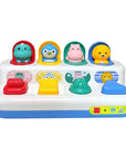Baby Button Toy - Press and turn the buttons - Baby toy