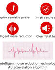 Baby Heart Rate Monitor for Home Use – Baby Fetal Heart Rate Sound Detector