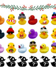 BadeDuck - Christmas Rubber Ducks Advent Calendar 2024 with 24 Surprises