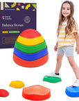 Balance Stones | Jump on the balance stones - Balance game