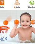 Bath Basketball – Splashing Scoring Fun - Basketball Bath Toys Set