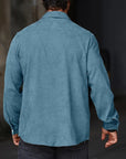 Baugulf - Stylish Long Sleeve Shirt with Button Placket