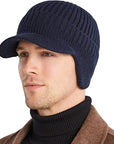 Baxton – Elastic Warm Knitted Beanie with Ear Protection