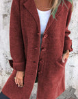 Baylea – Casual Single-Breasted Wool Coat
