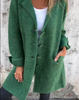 Baylea – Casual Single-Breasted Wool Coat