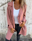 Baylea – Casual Single-Breasted Wool Coat