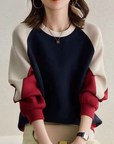 Bea - Long-Sleeved Patchwork Jumper