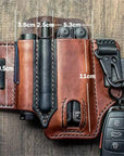 Beltora - Leather Owl Buckle Tactical Multi-Function Belt Cover