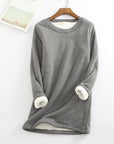 Bessie – Crew Neck Cotton Casual Sweatshirt