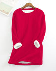Bessie – Crew Neck Cotton Casual Sweatshirt
