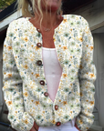 Betina – Waistcoat with Floral Print