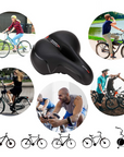 Bike Saddle with Lighting and Extra Seating Comfort