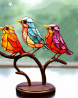 BirdsGleam – Pájaros de Vidrio Teñido que Traen Magia a Tu Hogar