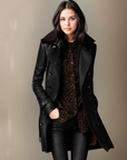Birgit – Luxurious Leather Trench Coat