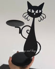 Black Cat Candle Holder | Add a Touch of Mystique to Your Interior