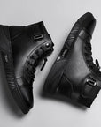 Black Men's Leather Boots