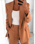 Blazer and Trousers Set for Women - Comfortable and Airy
