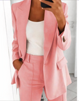 Blazer and Trousers Set for Women - Comfortable and Airy