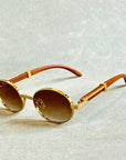 BlissGlow – Retro Series Wooden Sunglasses