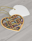 Book Lover's Heart Ornament