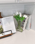 Books about Flowers - Book Vase