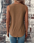 Boudicca - Eyelet Solid Tank Top