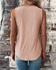 Boudicca - Eyelet Solid Tank Top