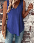 Boudicca - Eyelet Solid Tank Top
