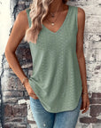 Boudicca - Eyelet Solid Tank Top