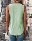 Boudicca - Eyelet Solid Tank Top