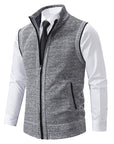 Bremer – Knitted Sleeveless Fleece Gilet