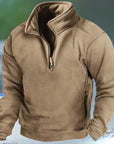 Brenner – Long Sleeve V-Neck Fleece Sweatshirt