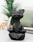 Buddha Cat Figurine
