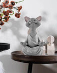 Buddha Cat Figurine