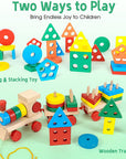 Building Block Train - Promotes Precision and Problem-Solving Skills
