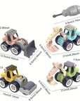 Building Masters Mini Engineering Vehicle Set - Mini construction vehicles